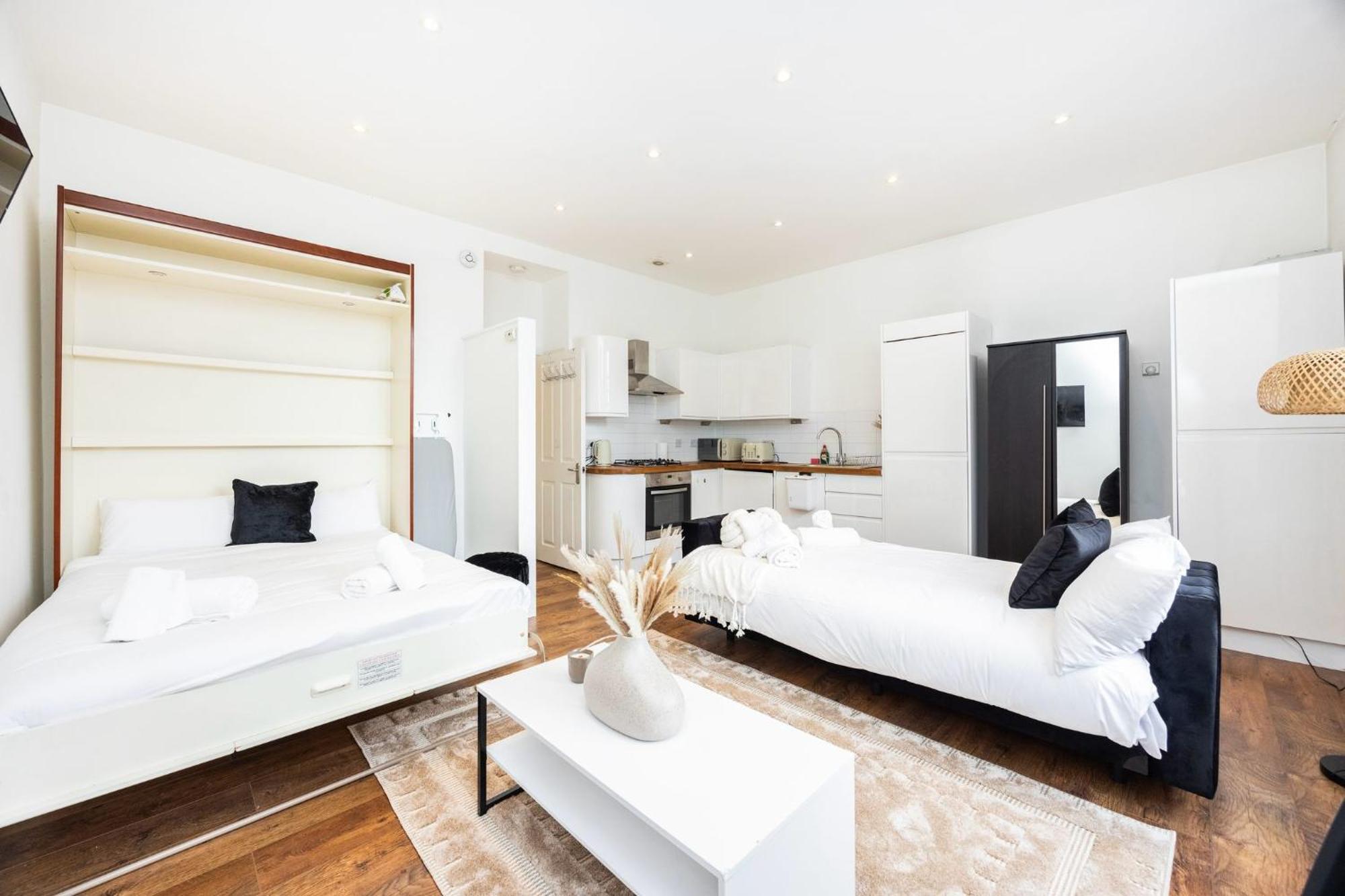 Stylish Studio Apartment In Fulham Londres Exterior foto