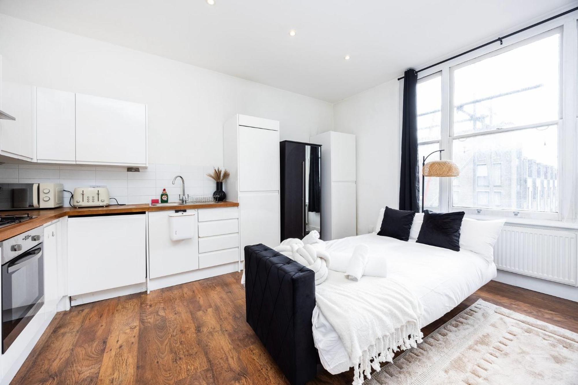 Stylish Studio Apartment In Fulham Londres Exterior foto